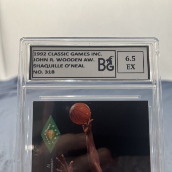 1992 Classic #318 Shaquille O’Neal GRADED 6.5 All-American - Picture 3 of 5